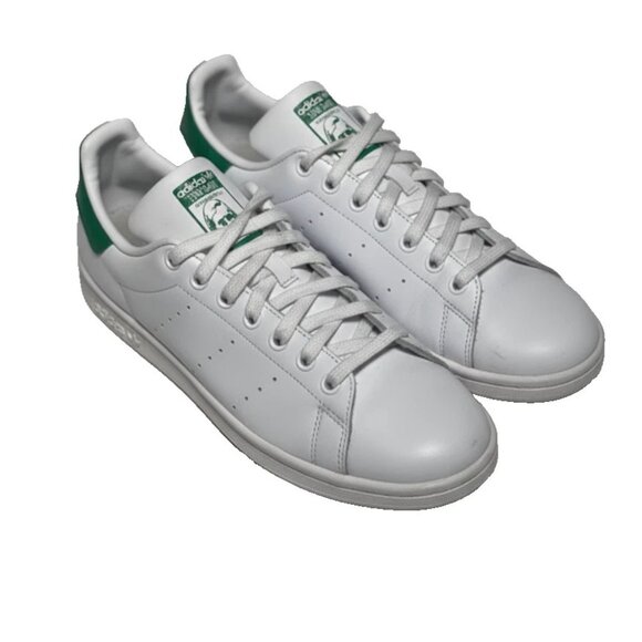 Adidas Stan Smith White Leather Sneakers Shoes Fairway Green 10 - Picture 1 of 7